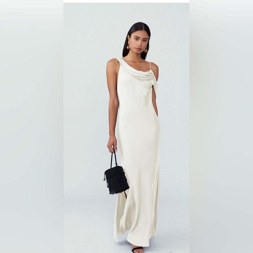Fame and Partners Francois White Dress